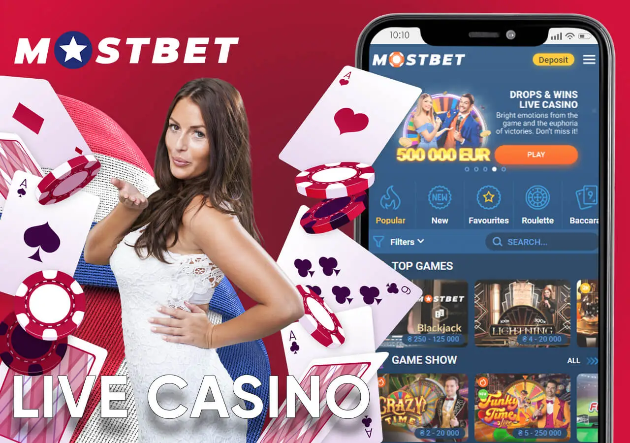 Lots of Live Casino Games at Mostbet