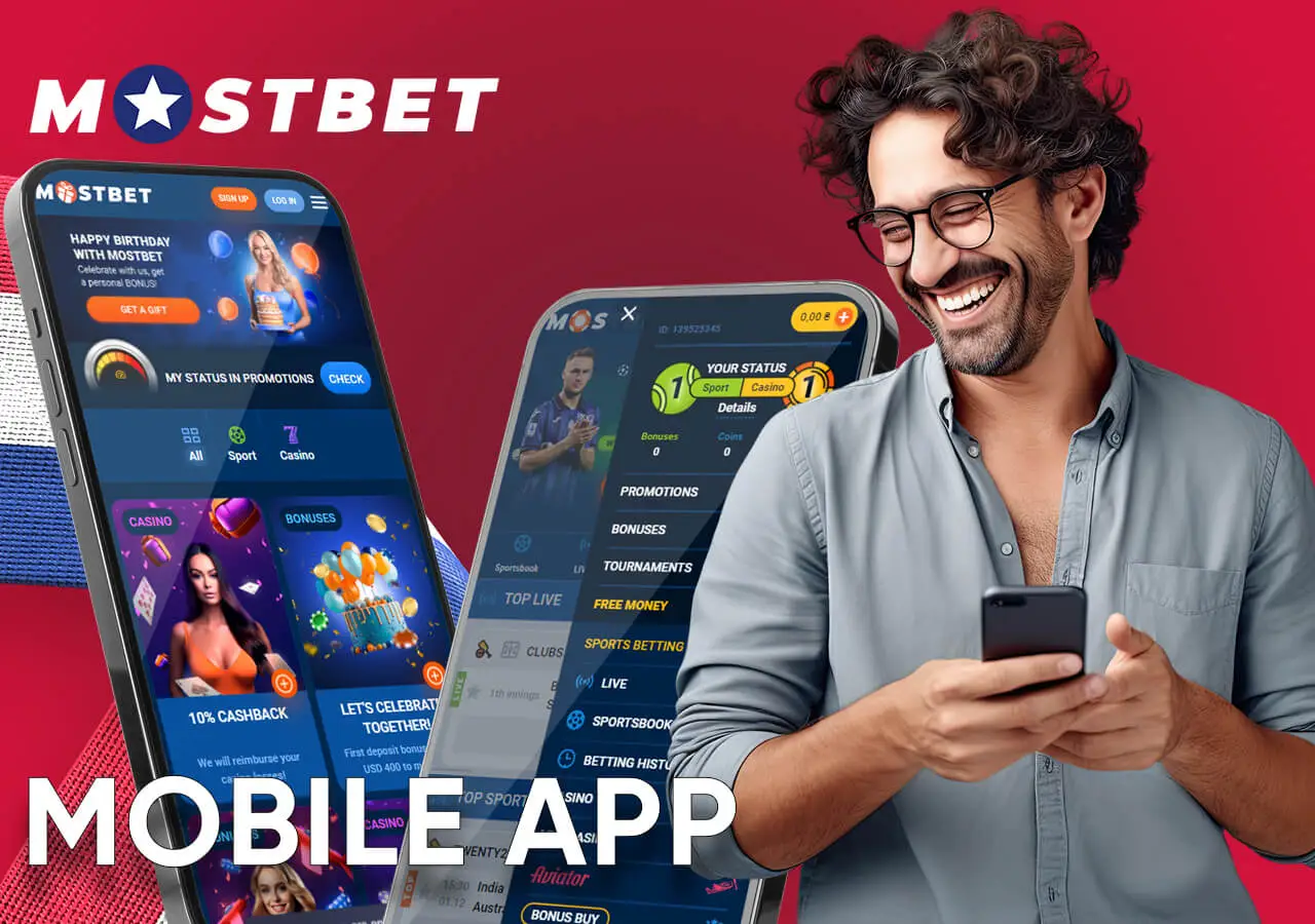 Convenient mobile application Mostbet